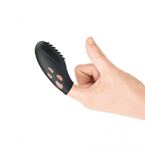 PRETTY LOVE - Powerful Finger Vibrator Sleeve II (Black) PRETTY LOVE - Powerful Finger Vibrator Sleeve II (Black)